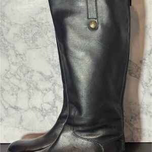 Sam Edelman Glossy Black Tall Boots